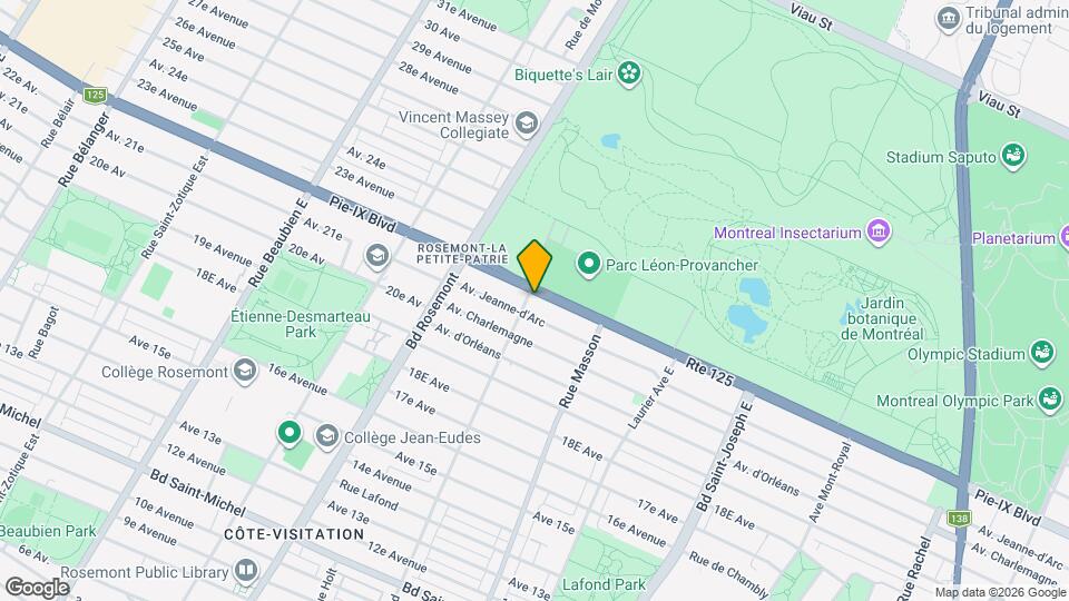 4090 Dandurand Rue Map and Location Details