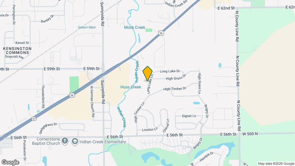 5846 Long Lake Ln Mapa y Detalles de la Ubicación