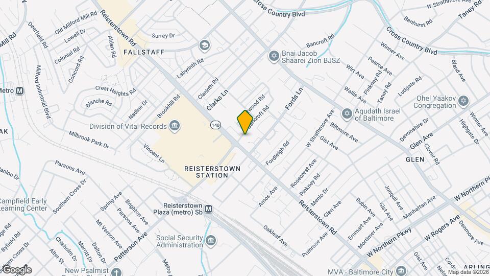 4007 Bancroft Rd Map and Location Details