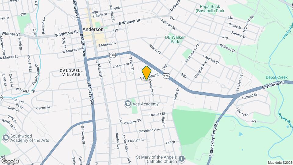 419 Douglas St Map and Location Details