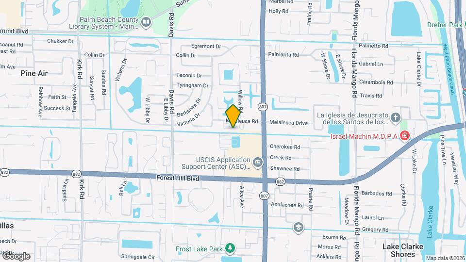 3166 Melaleuca Rd Map and Location Details