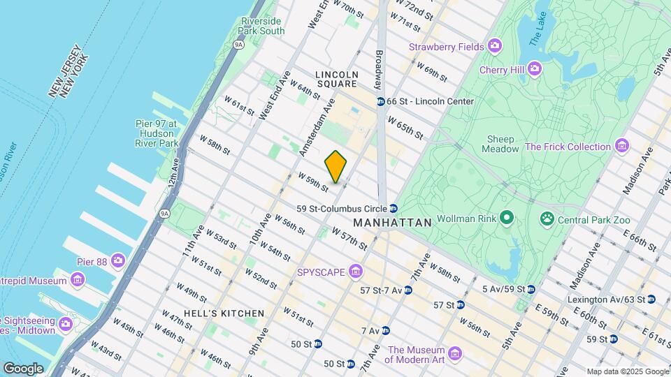 Two Columbus Avenue Map and Location Details