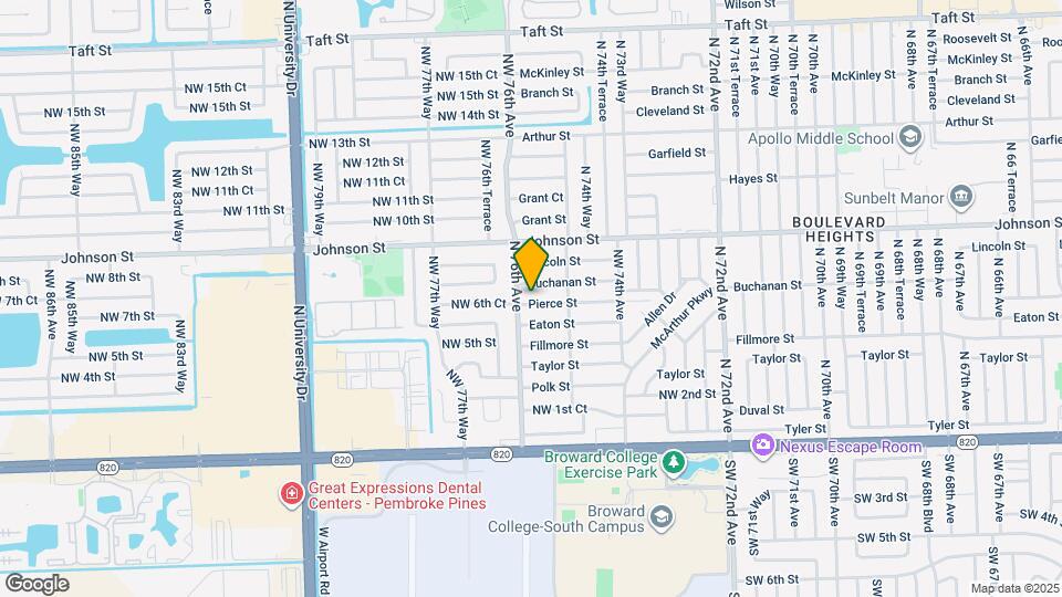 7571 Pierce St Map and Location Details