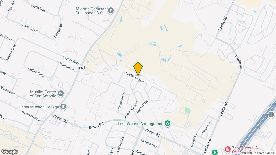 10407 Lupine Canyon Map and Location Details