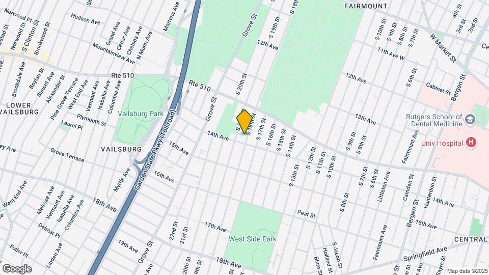 455 S 18th St Map and Location Details