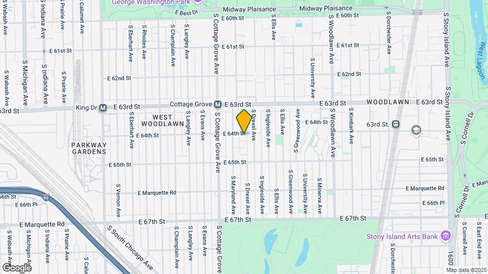 853 E 64th St Mapa y Detalles de la Ubicación