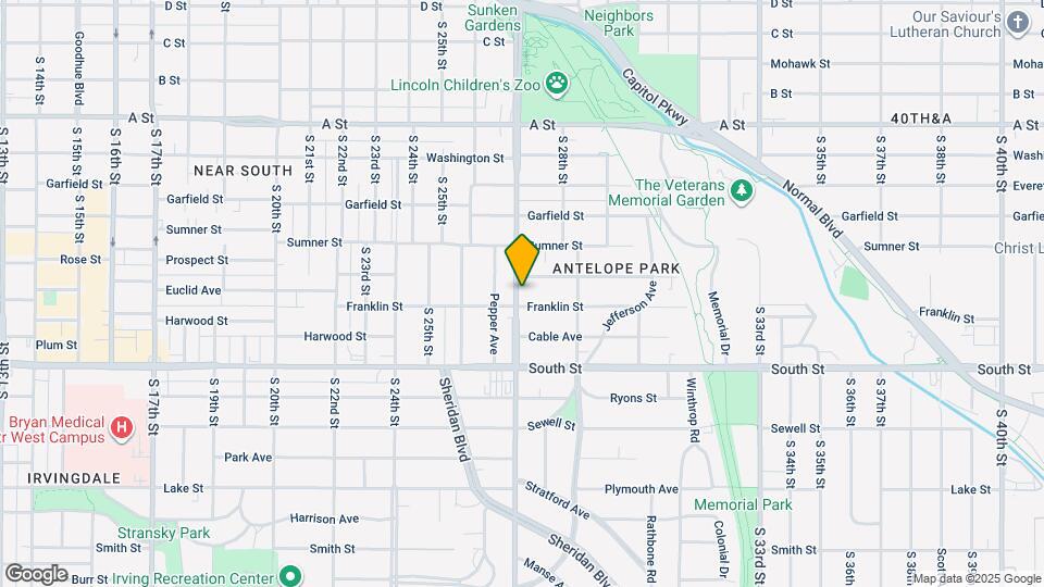 1832 S 27th St Map and Location Details