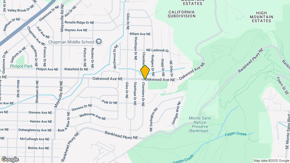 824 Chambers Dr NE Map and Location Details