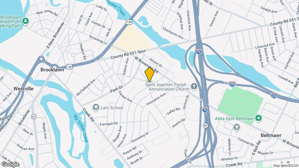 20 Union Ave Map and Location Details