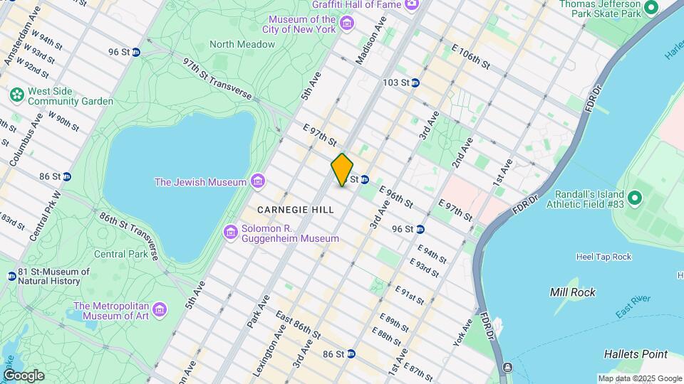 126 E 95th St Map and Location Details
