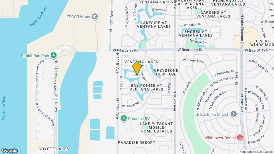 11015 W Chino Dr Mapa y Detalles de la Ubicación
