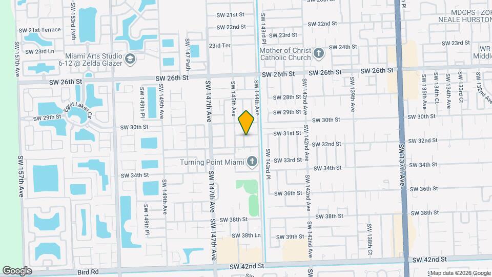 14440 SW 31st St Map and Location Details