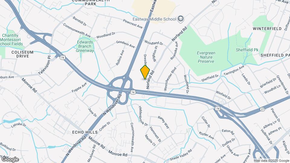 931 Norland Rd Map and Location Details