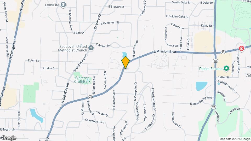 1840 E Viewpoint Dr Map and Location Details