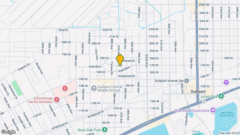 1711 Wisteria St Map and Location Details