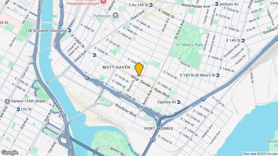 499 E 138th St Map and Location Details