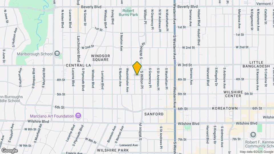 346 S Van Ness Ave Mapa y Detalles de la Ubicación