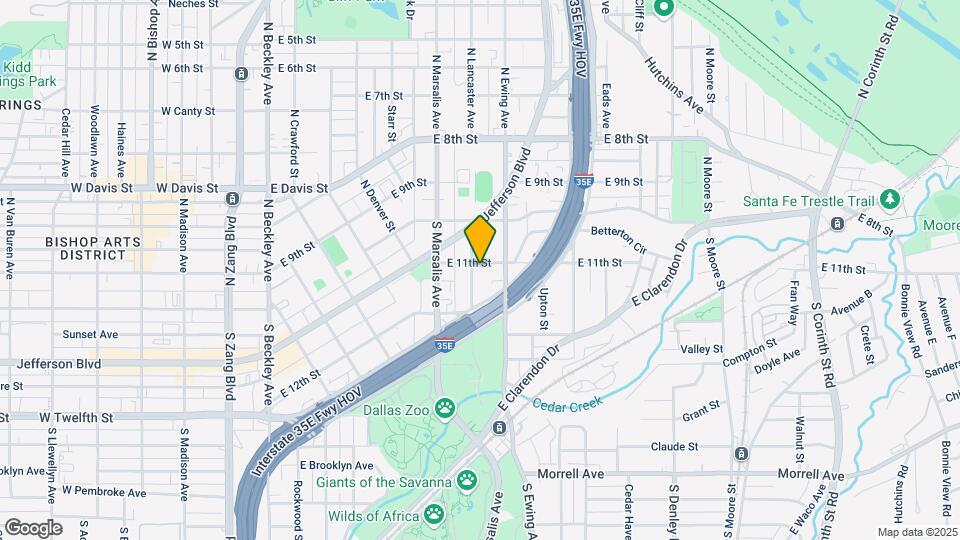 202 S Lancaster Ave Map and Location Details