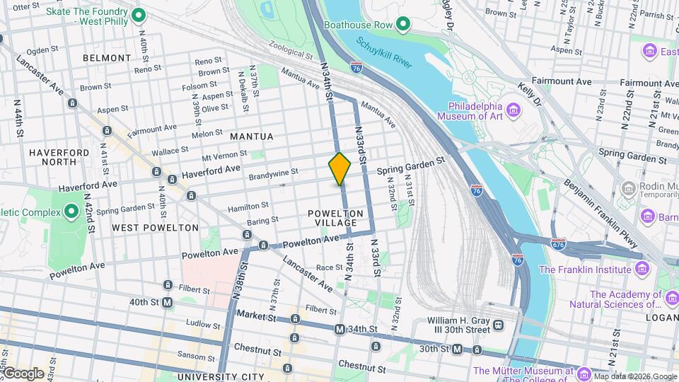 3401 Hamilton St Map and Location Details