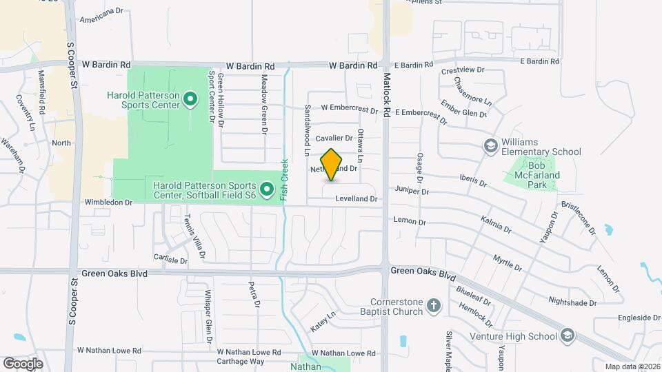 820 Lawndale Dr Map and Location Details