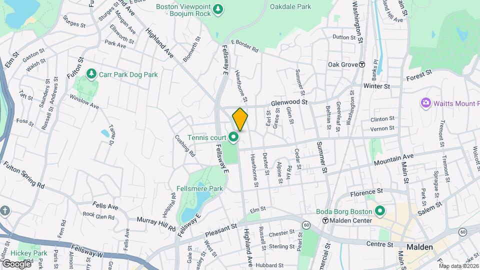 581 Highland Ave, Unit 2 Mapa y Detalles de la Ubicación