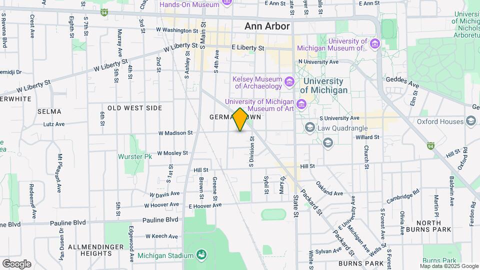 316 E Madison St Map and Location Details
