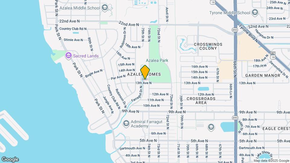 1301 Farragut Dr N Map and Location Details