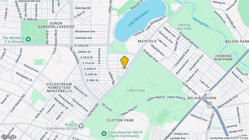 2962 Harford Rd-Unit -1 Map and Location Details