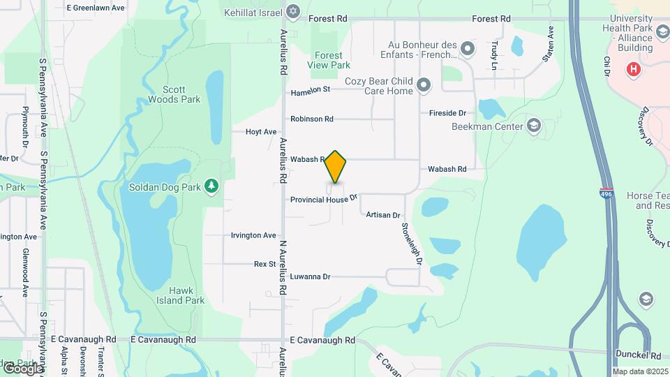 Pinewood Club Apartments Map and Location Details