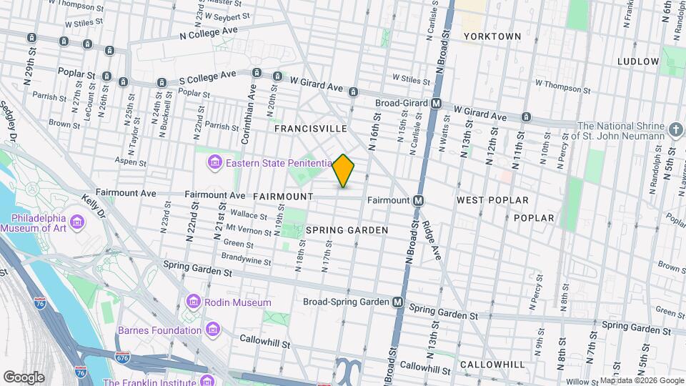 1642 Olive St Map and Location Details