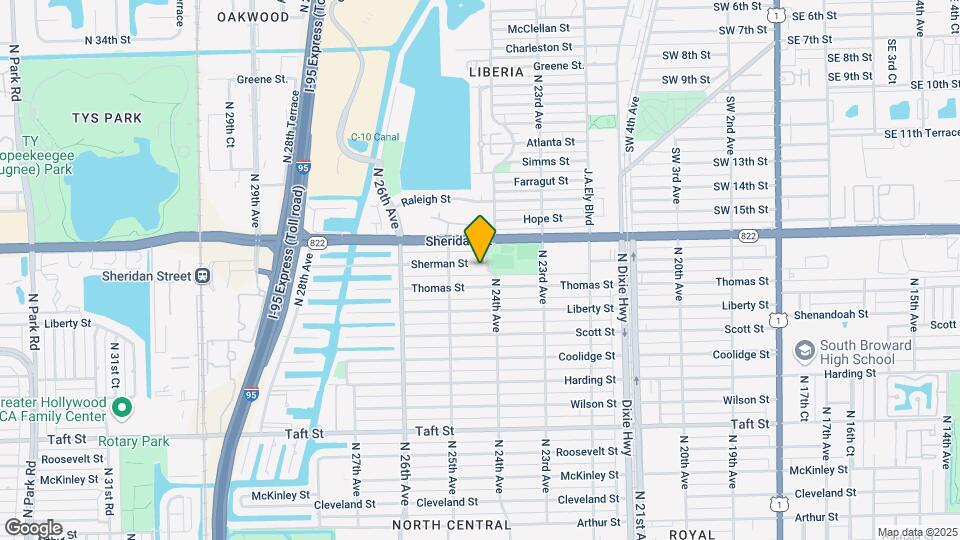 2412 Sherman St Map and Location Details