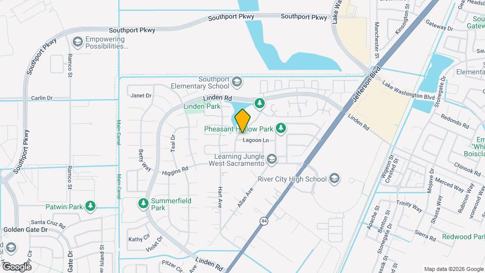 2587 Lagoon Ln Map and Location Details