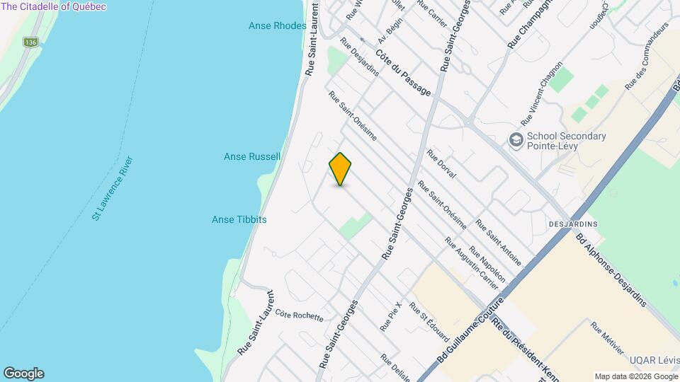 389 Du Christ-Roi Rue Map and Location Details