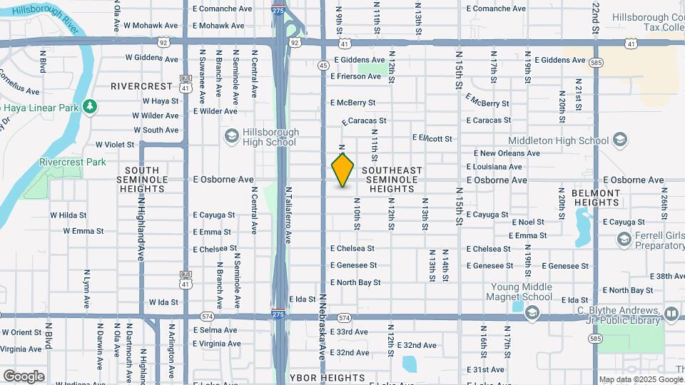 910 E Curtis St Map and Location Details