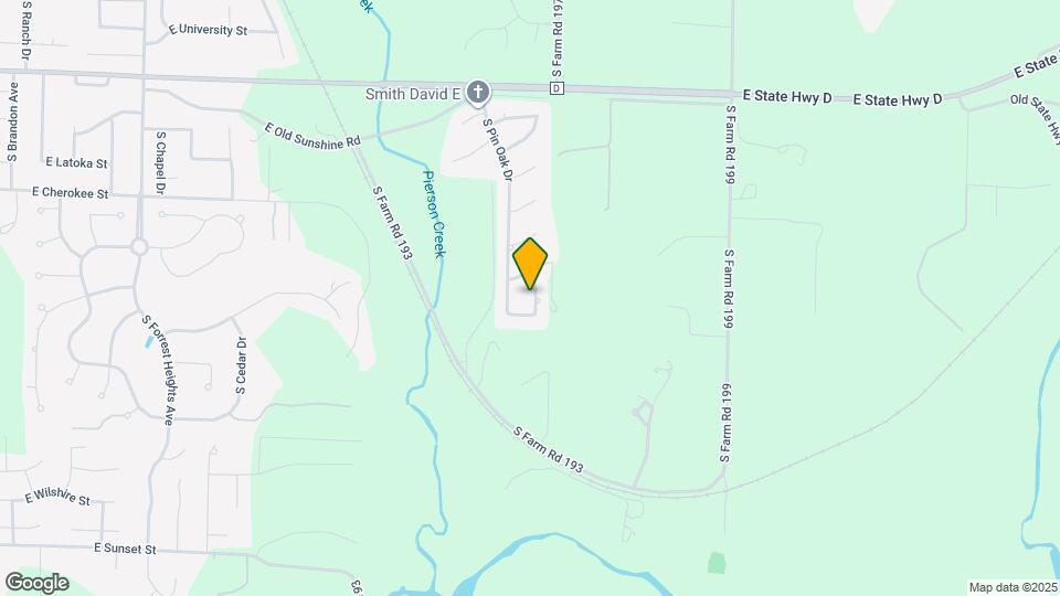 2149 S Cedar Hill Map and Location Details