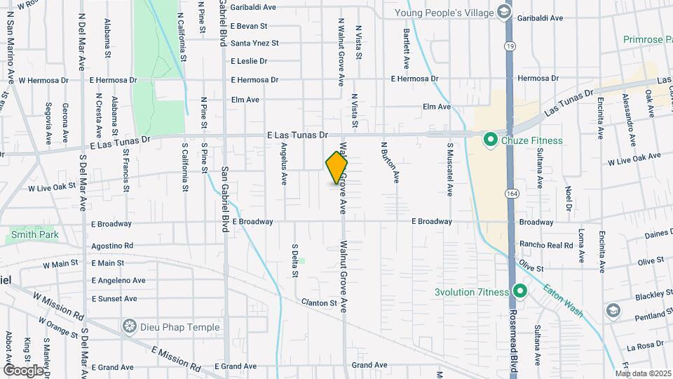 5549-5561 Walnut Grove Ave Map and Location Details