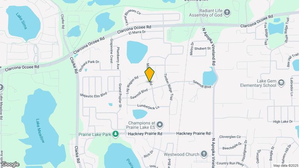 6837 Woodgrain Ct Map and Location Details