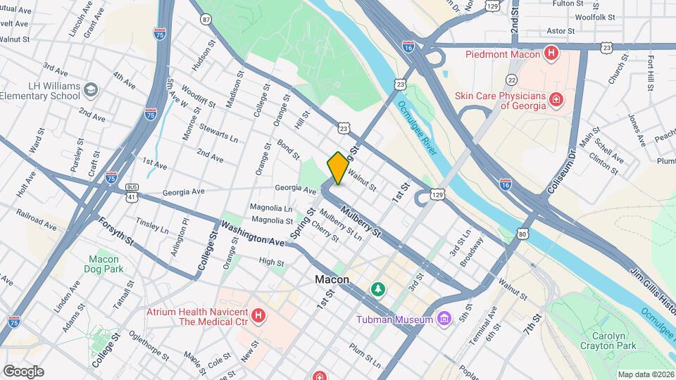 871 Mulberry St Map and Location Details