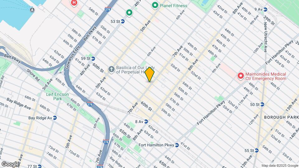 5706 7th Ave Mapa y Detalles de la Ubicación