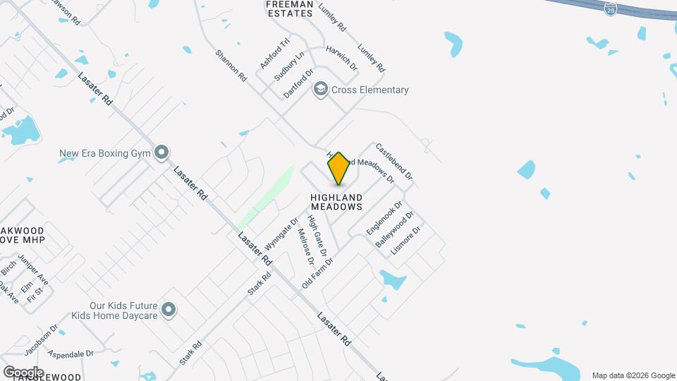 2815 Briarbrook Dr Map and Location Details