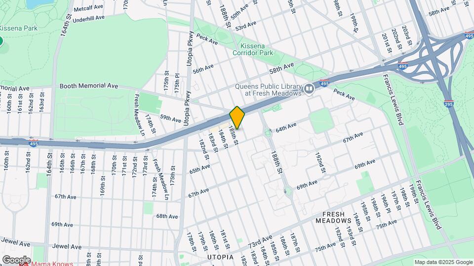 61-31 185th St Map and Location Details