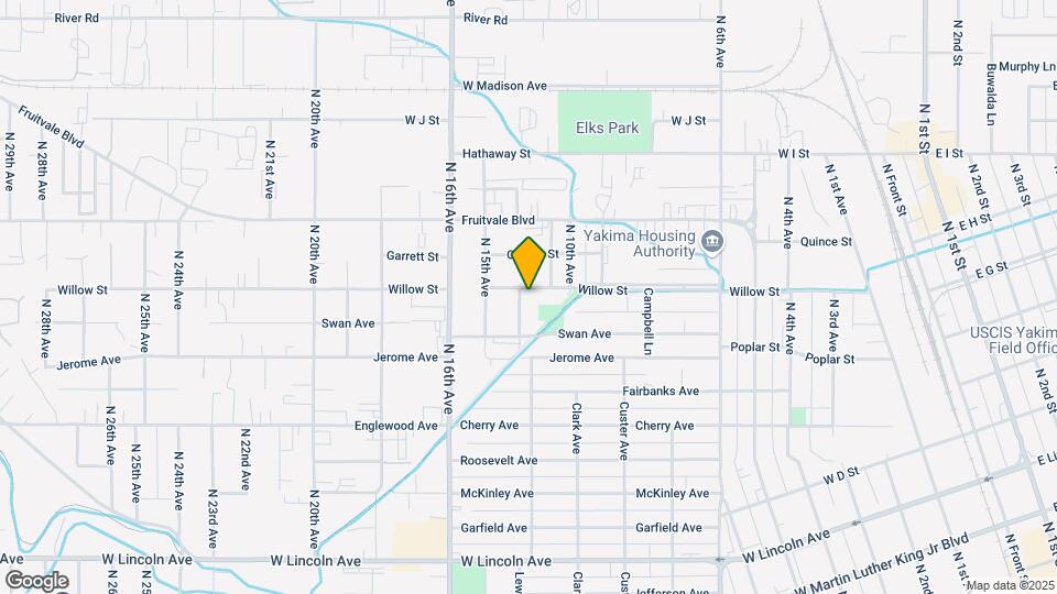 1320 Willow St Map and Location Details