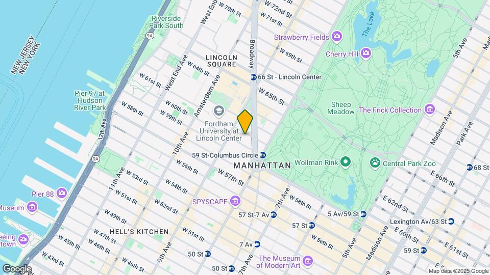 16 W 61st St Map and Location Details