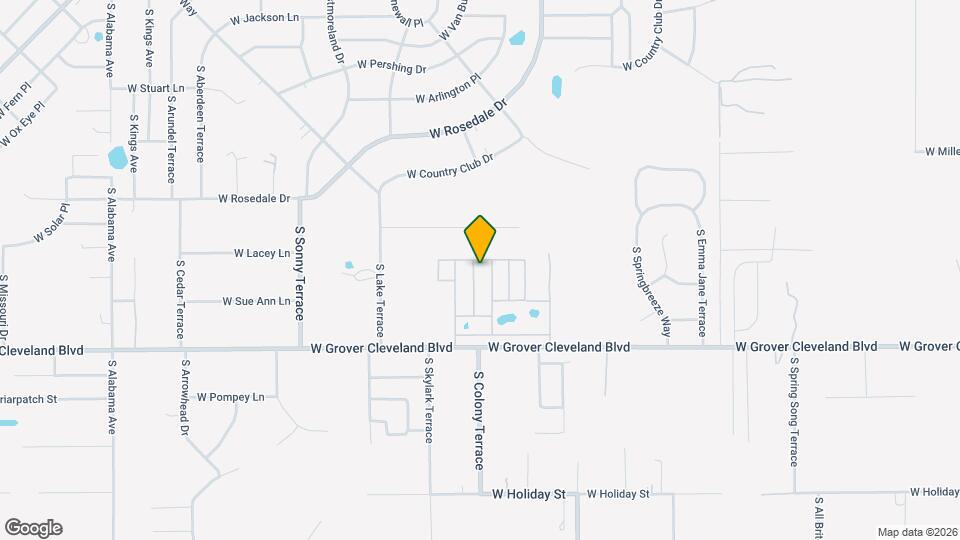 3803 S Flamingo Terrace Mapa y Detalles de la Ubicación