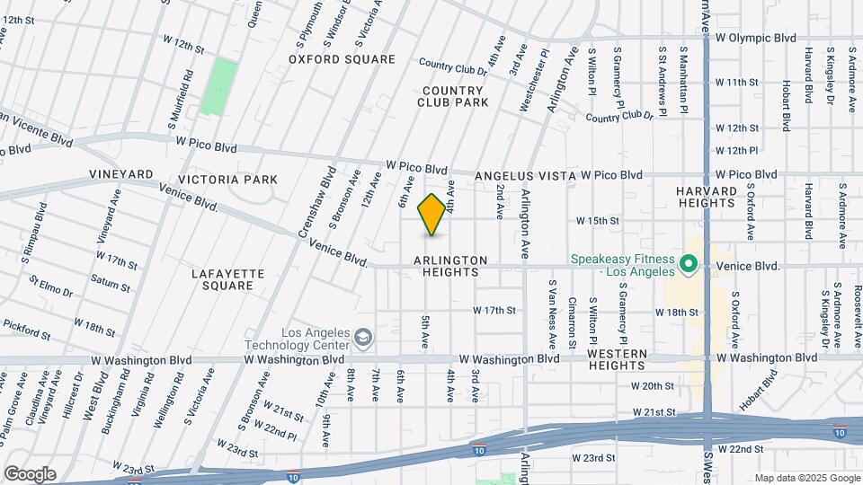 1530 5th Ave Map and Location Details