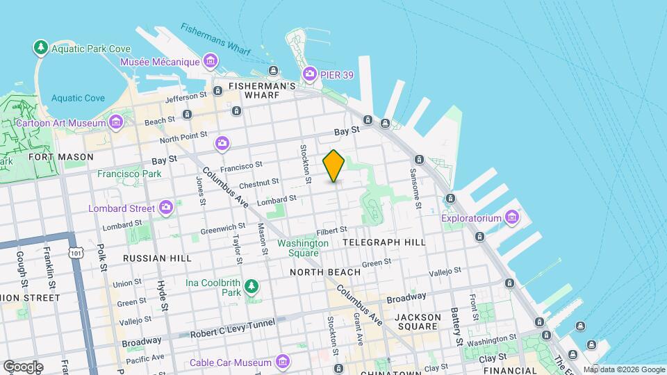 408 Lombard St Map and Location Details