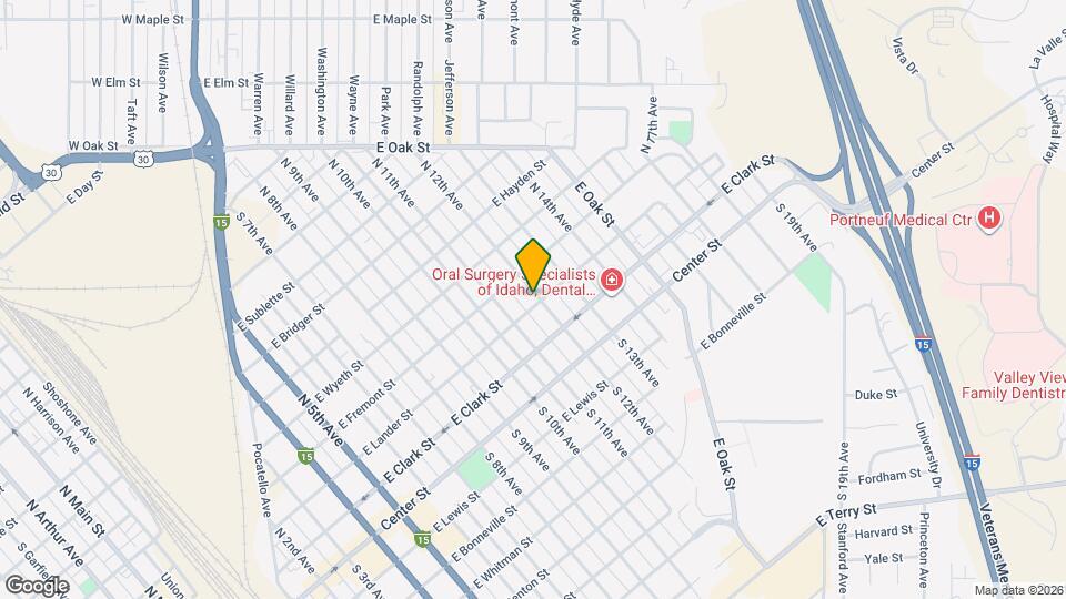 303 N 12th Ave Map and Location Details