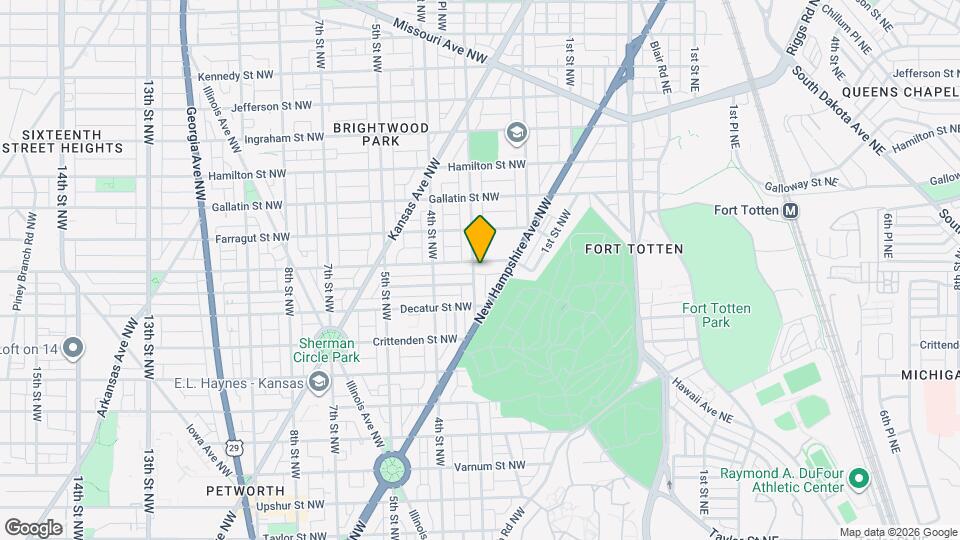 242 Emerson St NW Map and Location Details