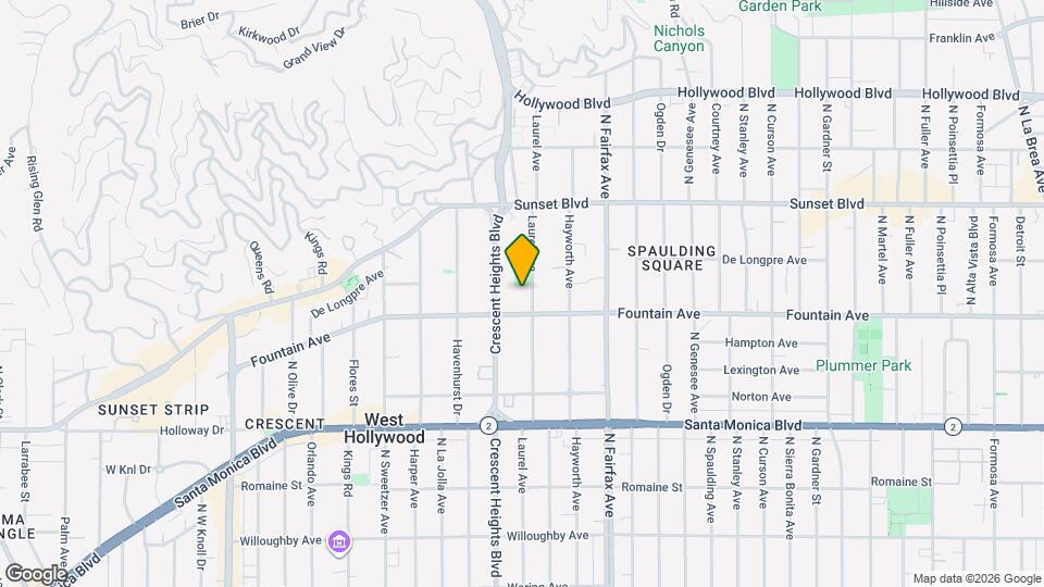 1321 Laurel Ave Map and Location Details