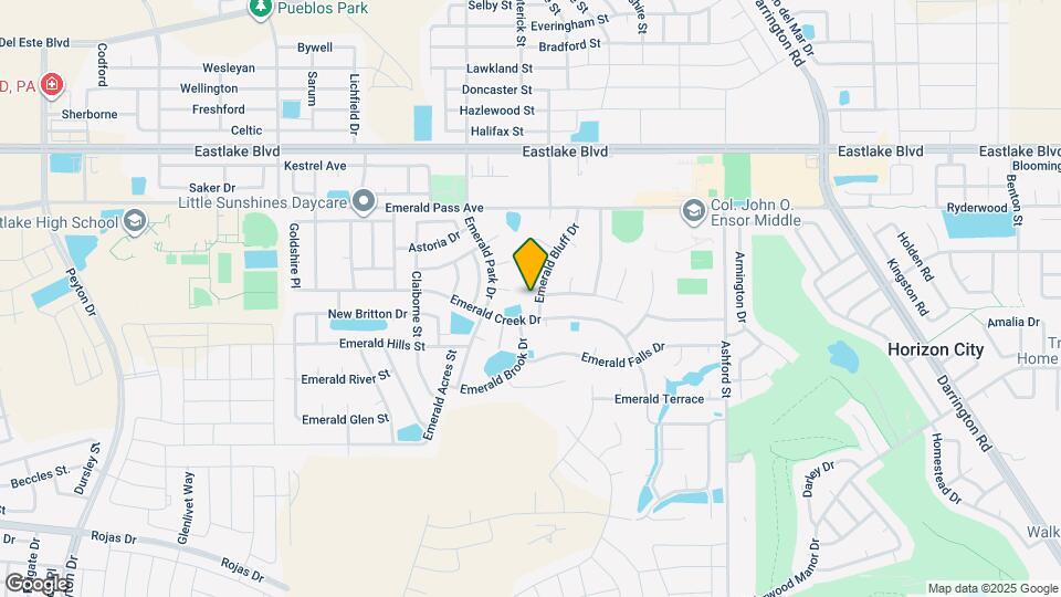 409 Emerald Bluff Dr Map and Location Details